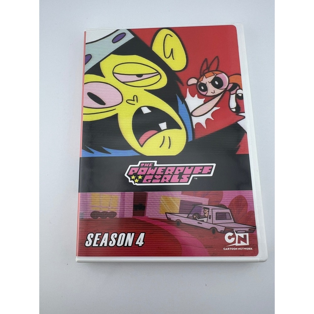 Powerpuff Girls Season 4 DVD Cartoon‎ Network Double Sided Disc